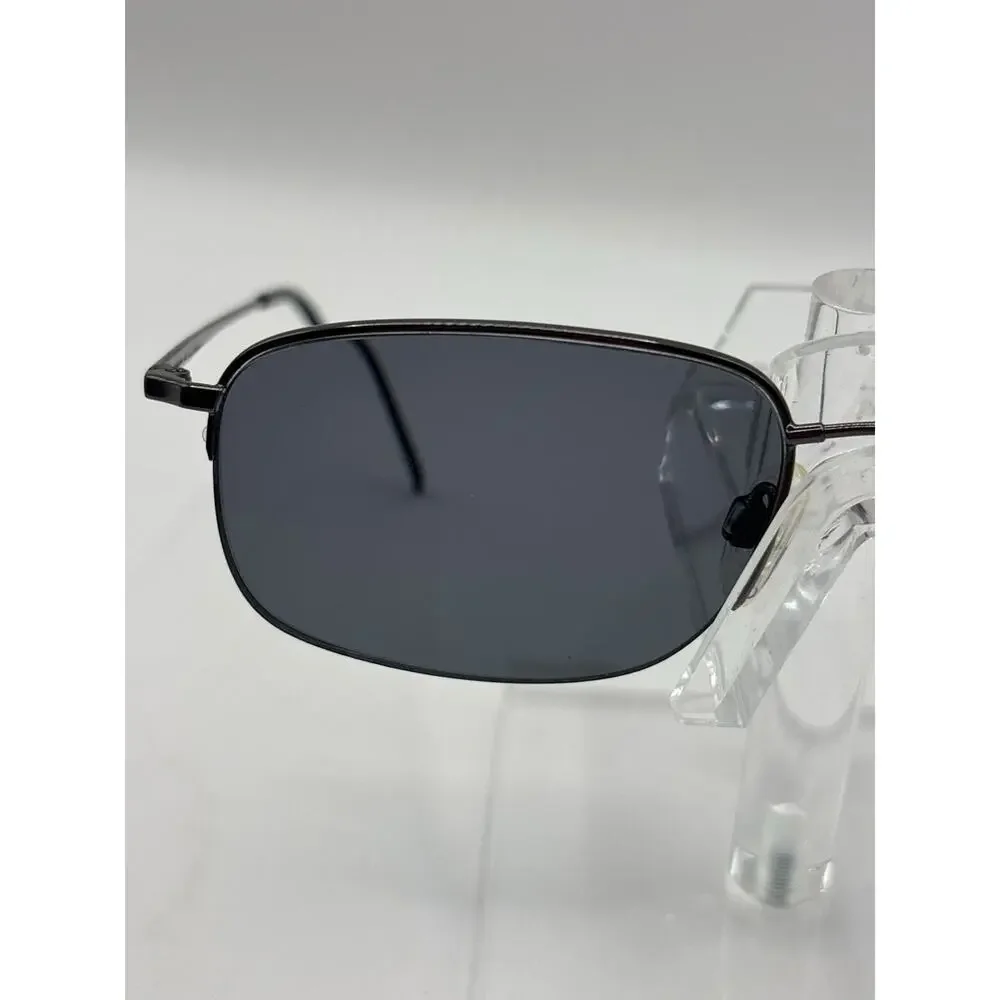 Duraflex DF2506 Gunmetal Rectangular Sunglasses Memory Metal